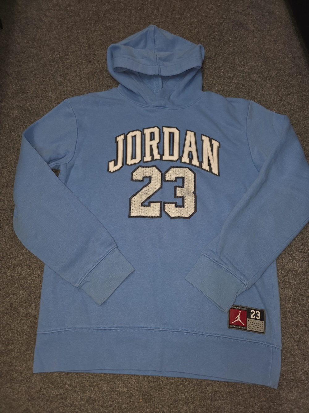 Youth Jordan 23 Light Blue Hoodie